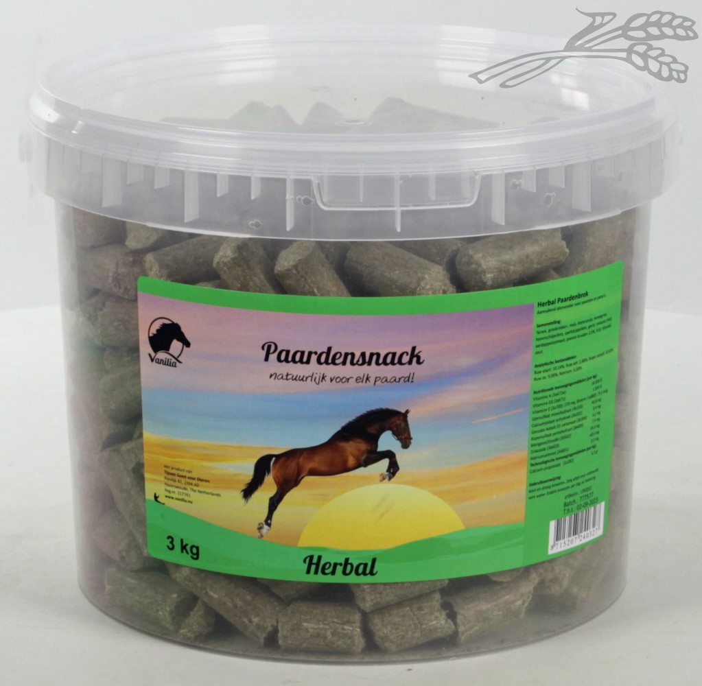 Vanilia Herbal Paardenbrok 3 kg