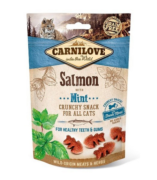 Carnilove Crunchy Snack Salmon with Mint 50 gr