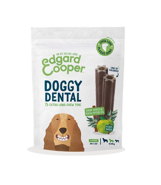 Edgard & Cooper Doggy Dental Appel&Eucalyptus Medium 7 st