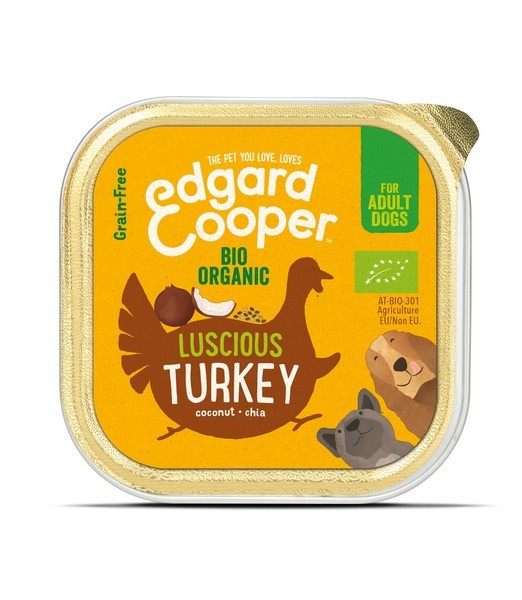 Edgard&Cooper Adult Biologische Kalkoen 100 gr