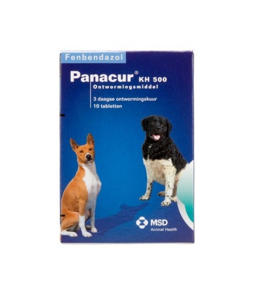 Panacur Ontworming Hond Middelgroot en Groot 10 tabletten