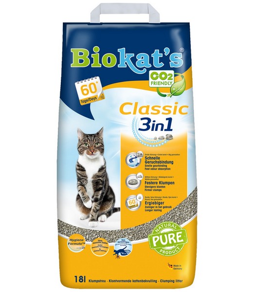 Kattenbakvulling Biokats Classic 18 ltr