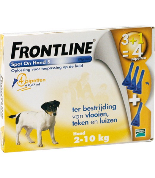 Frontline spot on dog S 4 Pipet