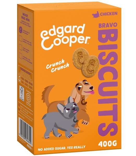 Edgard&Cooper Bravo Biscuits Kip 400 gr