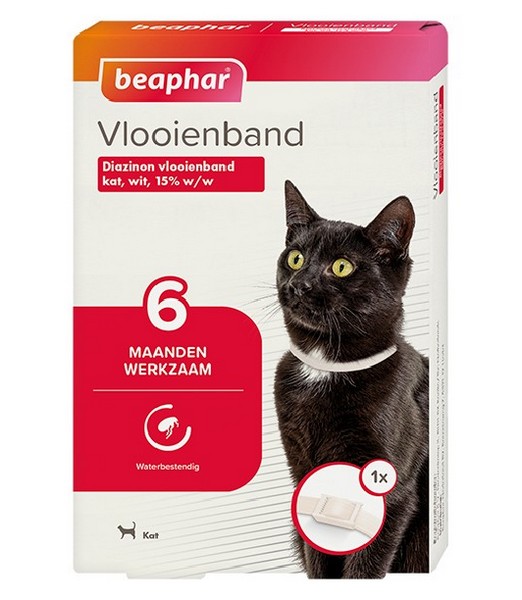 Beaphar Vlooienband Kat Wit