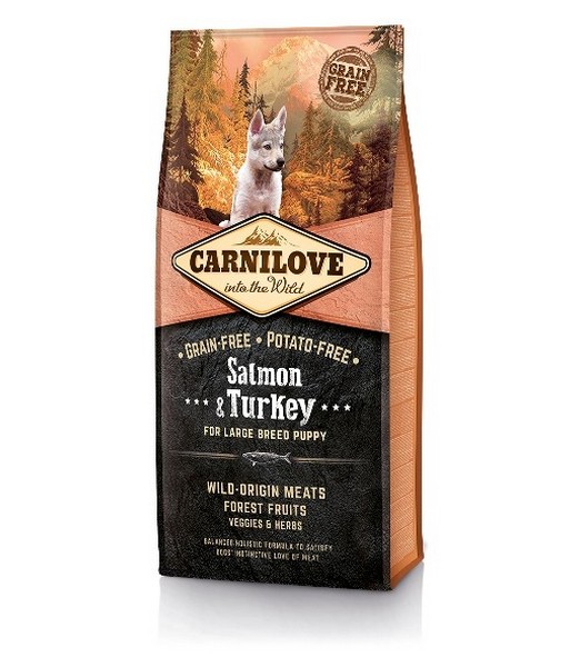 Carnilove Salmon & Turkey puppies LB 12 kg