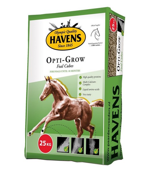 Havens Opti-Grow veulenkorrel 25 kg