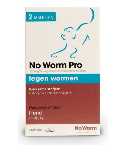 Exil No Worm Pro Hond-M 2 tab