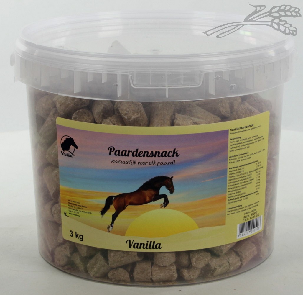 Vanilia Vanilla Paardenbrok 3 kg