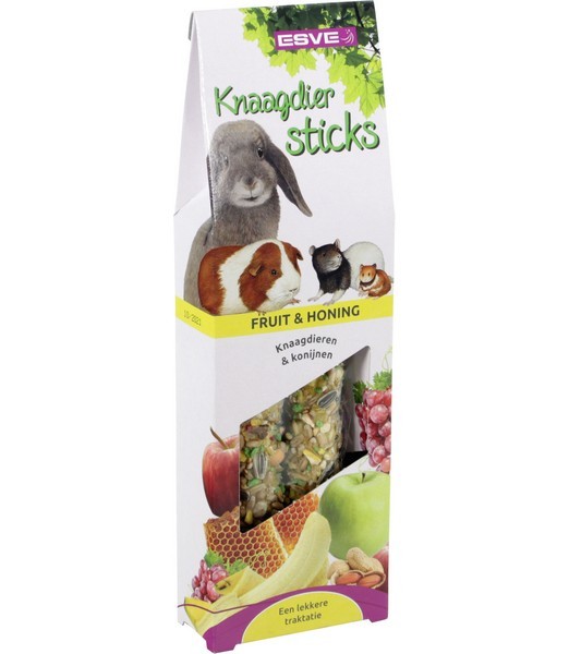 ESVE Knaagdiersticks Fruit en Honing 2 st