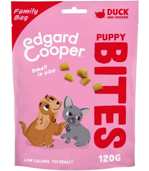 Edgard&Cooper Puppy Bites Small Eend&Kip 120 gr
