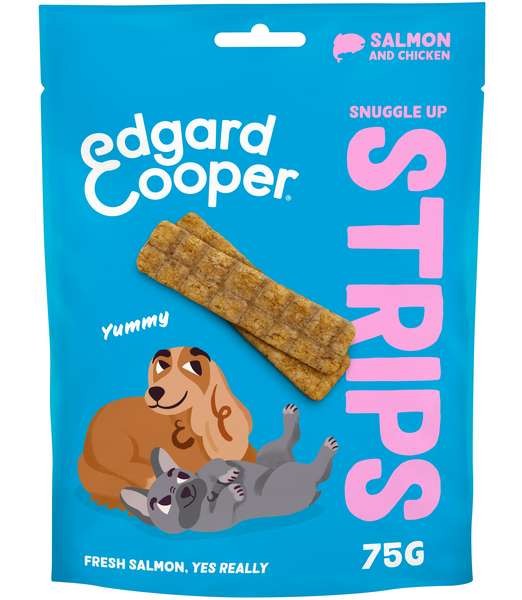Edgard&Cooper Strips Zalm&Kip 75 gr