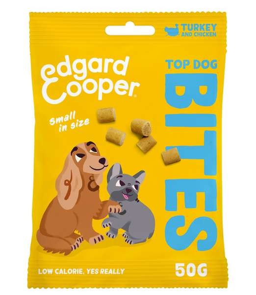 Edgard&Cooper Bites Small Kalkoen&Kip 50 gr