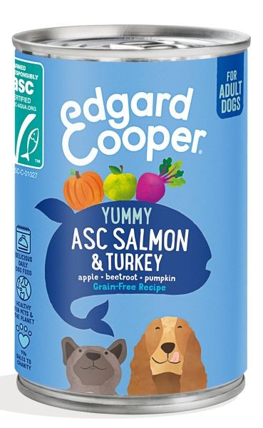 Edgard&Cooper Adult Zalm&Kalkoen 400 gr