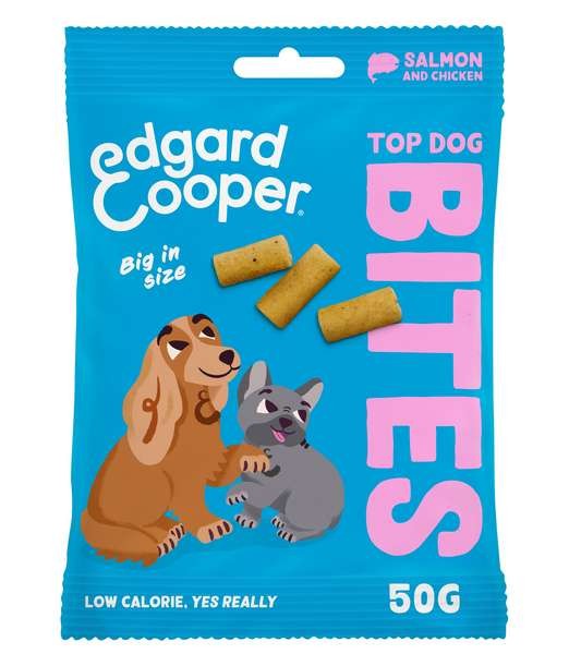 Edgard&Cooper Bites Large Zalm&Kip 50 gr