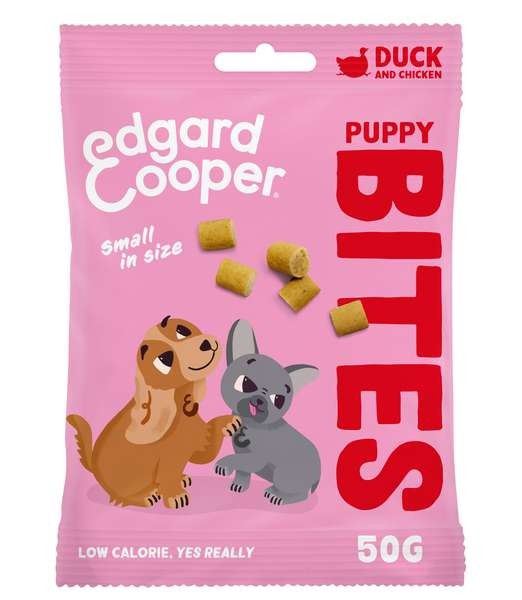 Edgard&Cooper Puppy Bites Small Eend&Kip 50 gr