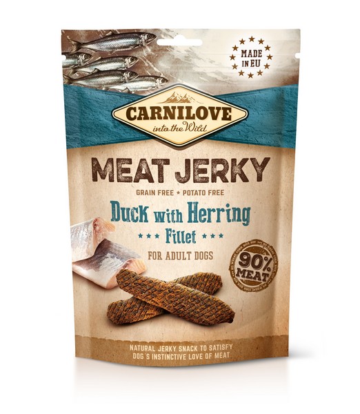 Carnilove Jerky Duck with Herring Fillet 100 gr