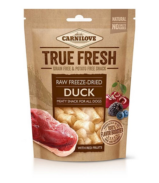 Carnilove TRUE FRESH Raw Freeze-dried Duck with Red Fruits 40 gr