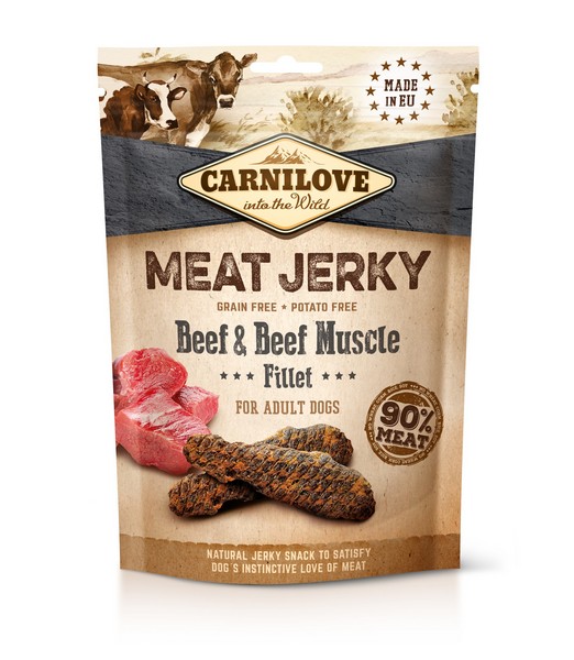 Carnilove Jerky Beef & Beef Muscle Fillet 100 gr