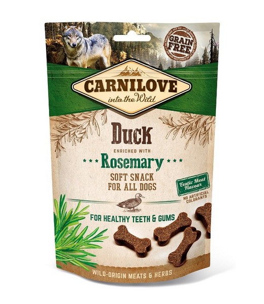 Carnilove Soft Snack Duck with Rosemary 200 gr
