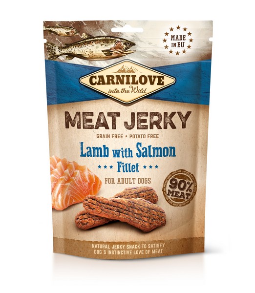 Carnilove Jerky Lamb with Salmon Fillet 100 gr