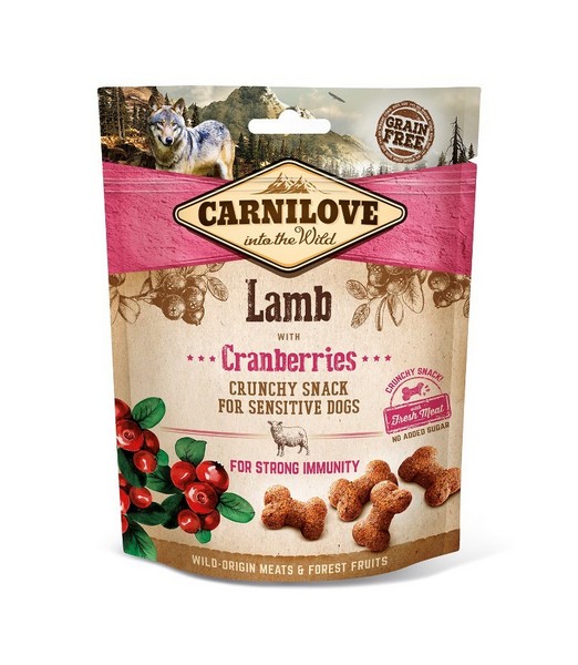 Carnilove Crunchy Snack Lamb with Cranberries 200 gr