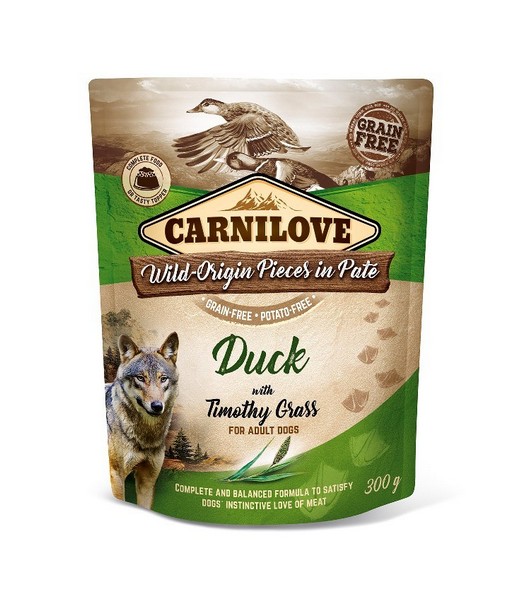 Carnilove Pouch Duck with Timothy Grass 300 gr