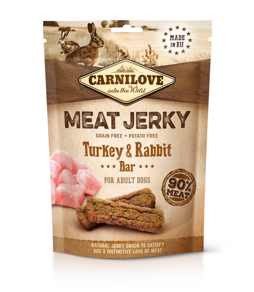 Carnilove Jerky Turkey & Rabbit Bar 100 gr