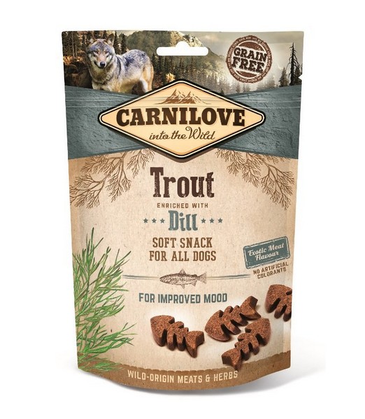 Carnilove Soft Snack Trout with Dill 200 gr