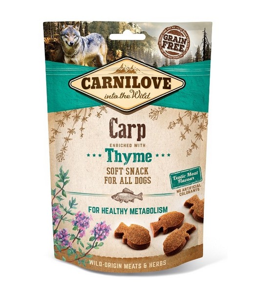 Carnilove Soft Snack Carp with Thyme 200 gr