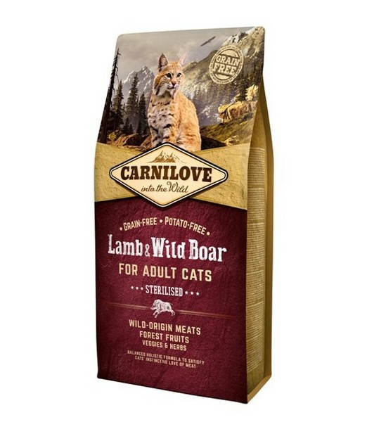 Carnilove Lamb & Wild Boar Sterilised 2 kg