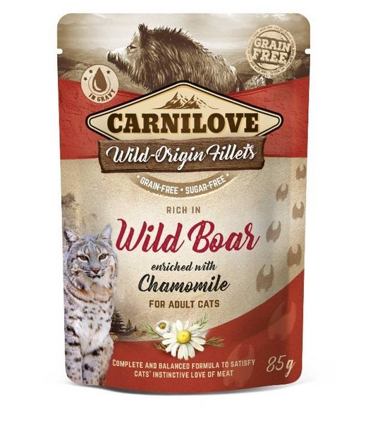 Carnilove Pouch Wild Boar 85 gr