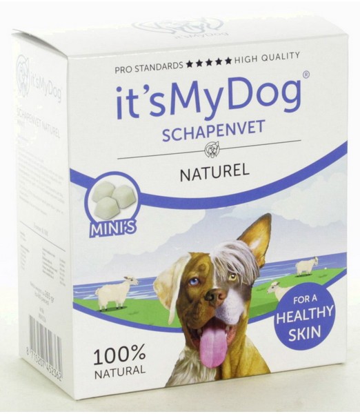 It's My Dog Schapenvet Mini Naturel 80 st