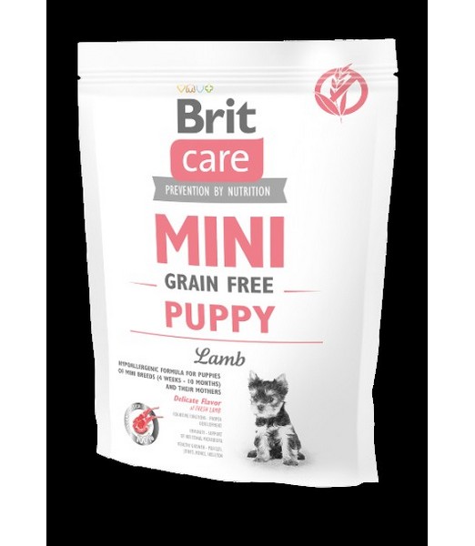 Brit Care Mini Grain Free Puppy Lamb 400 gr