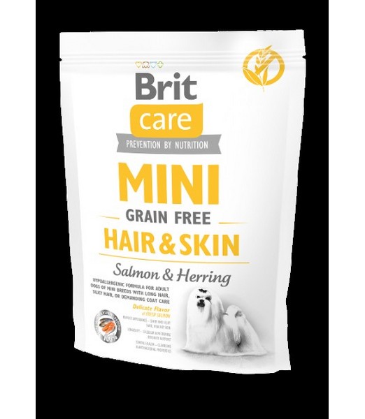 Brit Care Mini Grain Free Hair & Skin 400 gr