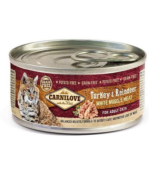 Carnilove Cans Turkey & Reindeer 100 gr