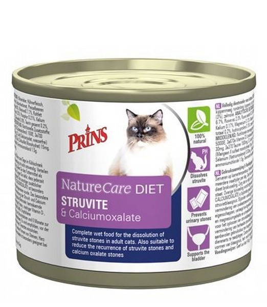Prins Dieet NC Cat Struvite&Calciumoxalate 200 gr