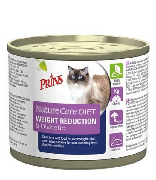 Prins Dieet NC Cat Weight Reduction&Diabetic 200 gr