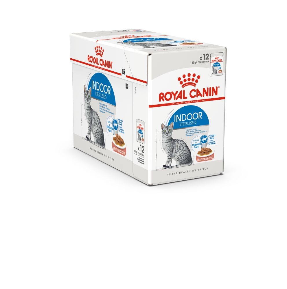 Royal Canin Indoor Sterilised in Gravy 12x85 gr