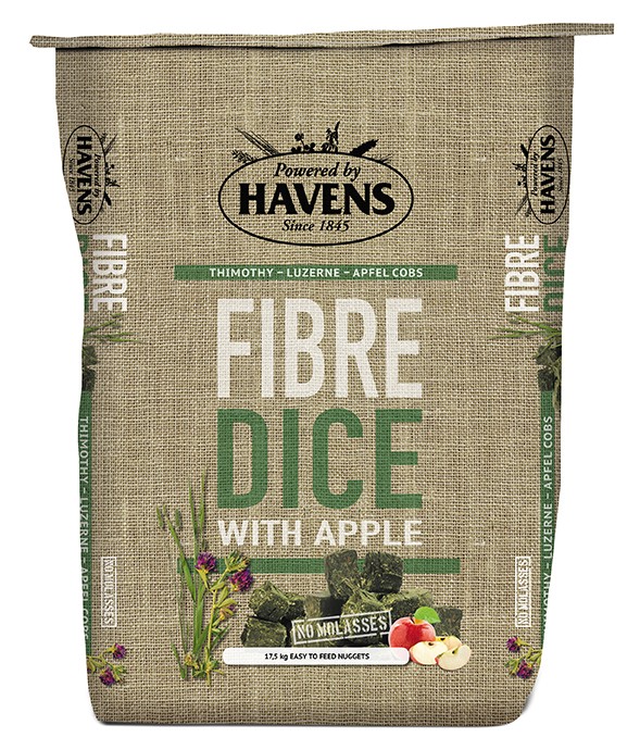 Havens Fibre Dice met Appel 17,5 kg