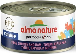 Almo Nature Tonijn met Kip en Ham 70 gr