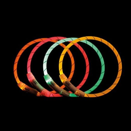 Flash Lichtgevende Band USB L-XL Groen