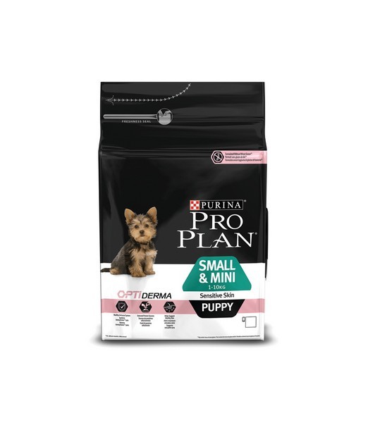 PRO PLAN SMALL&MINI Puppy Sensitive Skin 3 kg