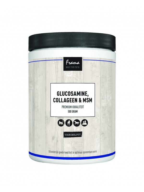 Glucosamine/Collageen/MSM 500 gr