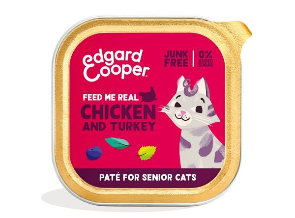 Edgard&Cooper Senior Kip&Kalkoen 85 gr