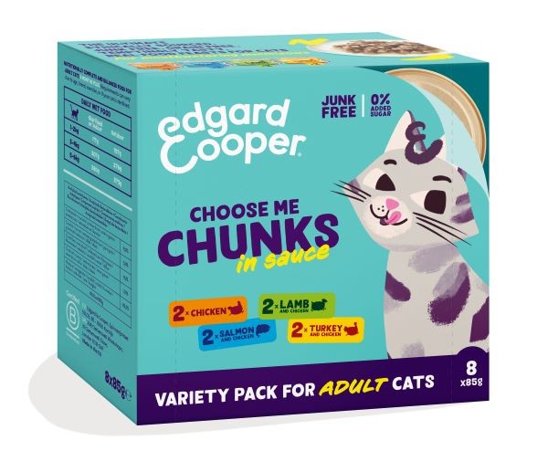 Edgard&Cooper Adult Chunks Multipack 8x85 gr