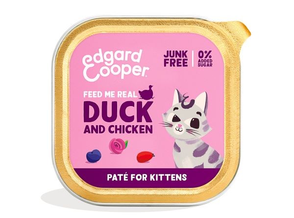Edgard&Cooper Kitten Eend&Kip 85 gr