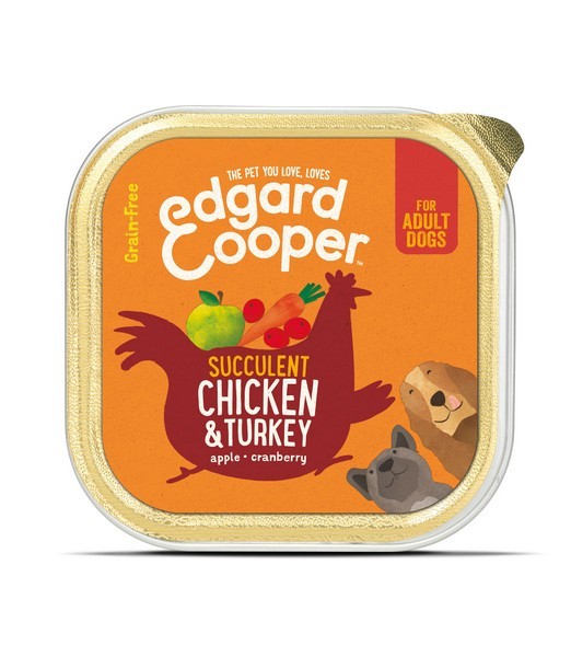 Edgard&Cooper Adult Kip&Kalkoen 150 gr