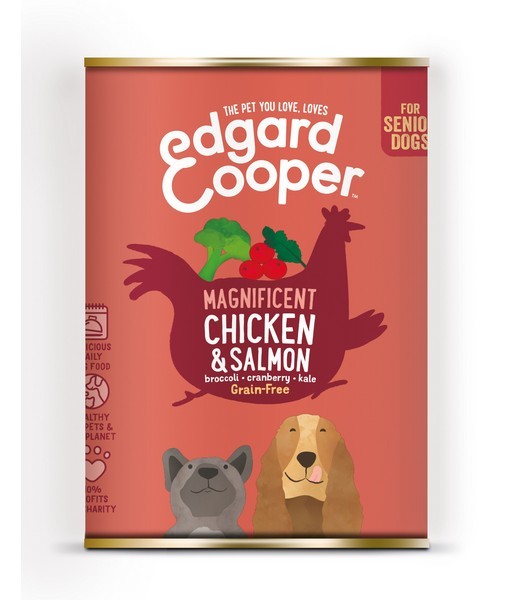 Edgard&Cooper Senior Kip&Zalm 400 gr