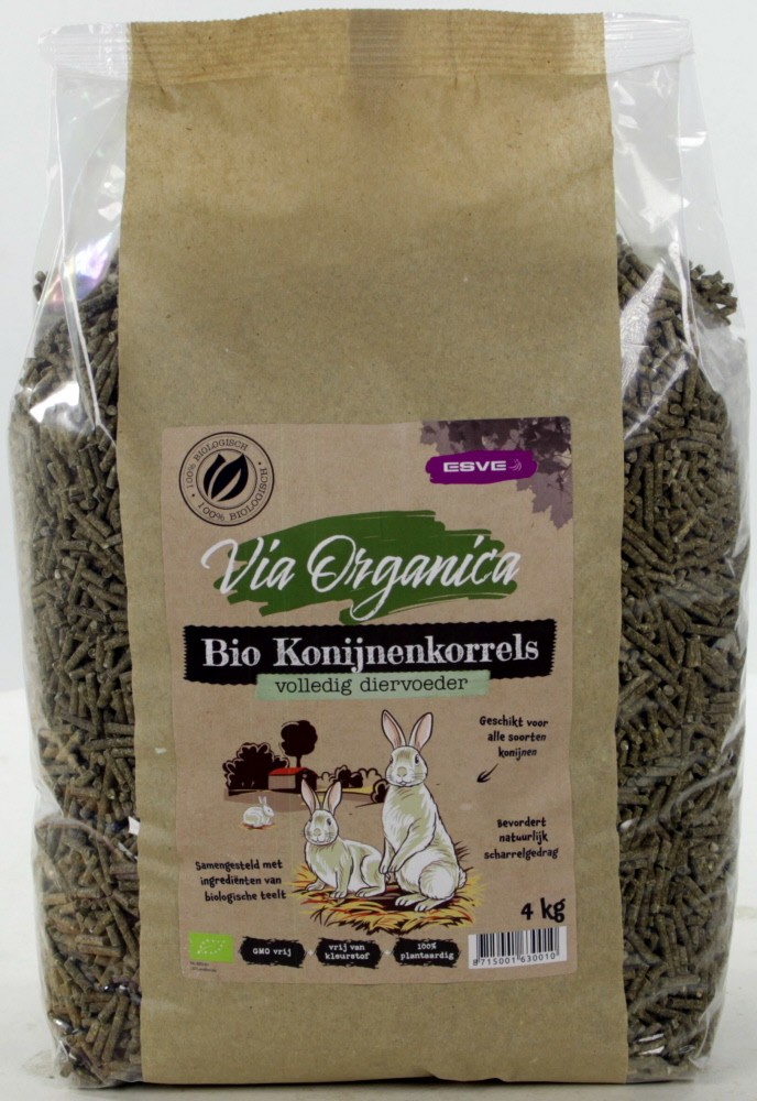 Bio Konijnenkorrel 4 kg